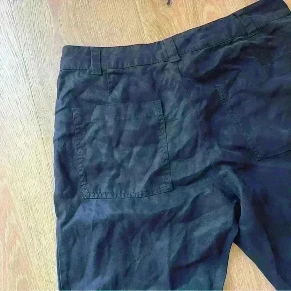 YFB Young Fabulous and Broke Tencel Black Pants Trousers Crop Medium - Picture 6 of 6